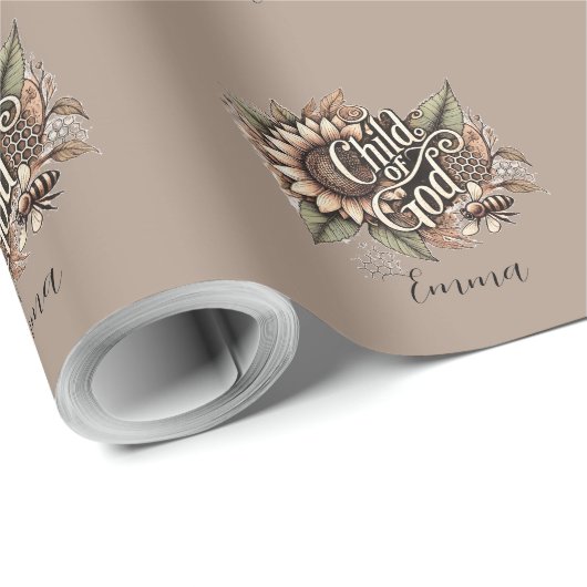 Kind Gottes Geschenkpapier (Rolleneckpunkt)