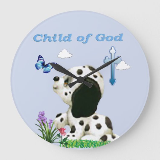 Kind Gottes Große Wanduhr (Vorderseite)