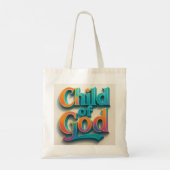 "Kind Gottes Jumbo Tote Tasche - Ai Design (Rückseite)