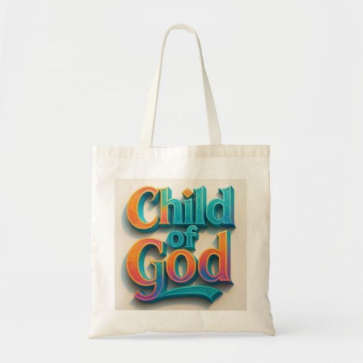 "Kind Gottes Jumbo Tote Tasche - Ai Design (Vorne)