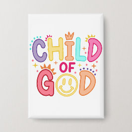 Kind Gottes Knopf  Button