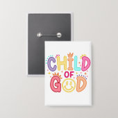 Kind Gottes Knopf  Button (Vorderseite/Rückseite)