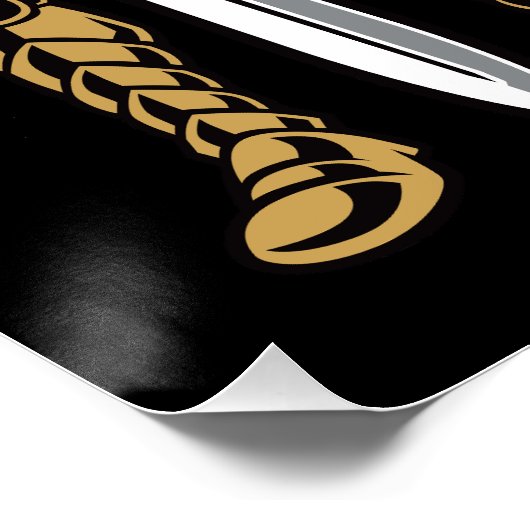 Kind Gottes - Mann des GLAUBES - Krieger des CHRIS Poster (Ecke)