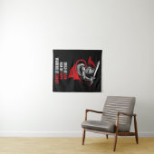 Kind Gottes - Mann des GLAUBES - Krieger des CHRIS Wandteppich (Beispiel (Horizontal))