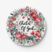 Kind Gottes Pappteller (Vorderseite)