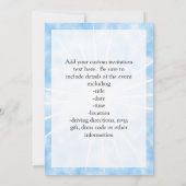 Kind Gottes, Pastel Einladung (Rückseite)