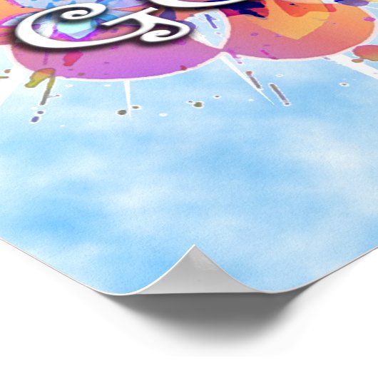 Kind Gottes, Pastel Poster (Ecke)