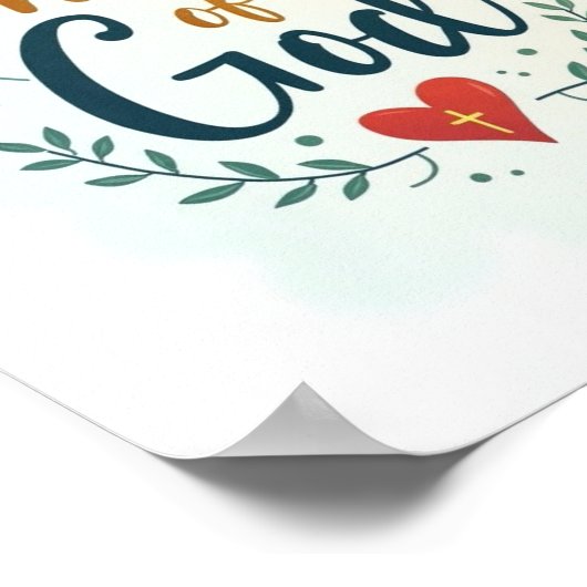 Kind Gottes Poster (Ecke)