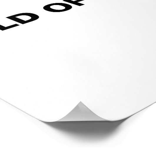 "Kind Gottes" Poster (Ecke)