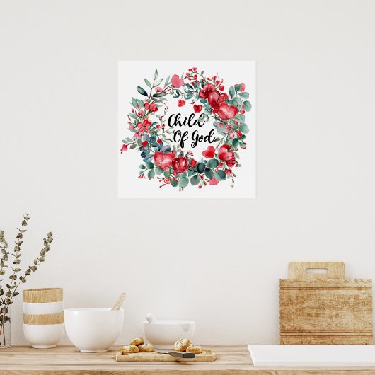 Kind Gottes Poster (Küche)