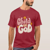 Kind Gottes - Retro Christlich T-Shirt (Vorderseite)