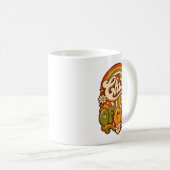Kind Gottes Retro-Groovy-Geschenk Christlicher Gla Kaffeetasse (VorderseiteRechts)