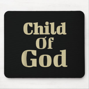 Kind Gottes Retro Jesus religiöse Christliche Bibe Mousepad