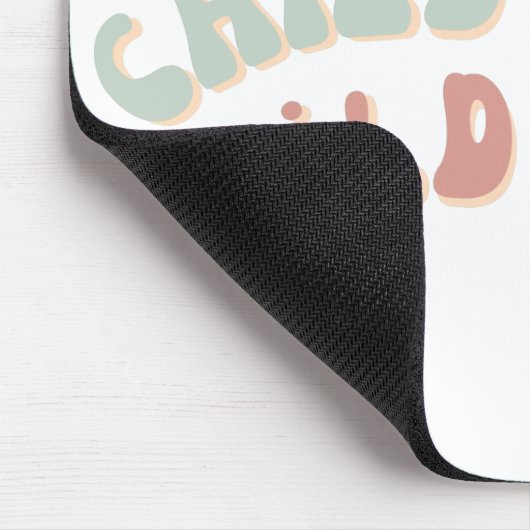 Kind Gottes Retro Waves Mousepad (Ecke)