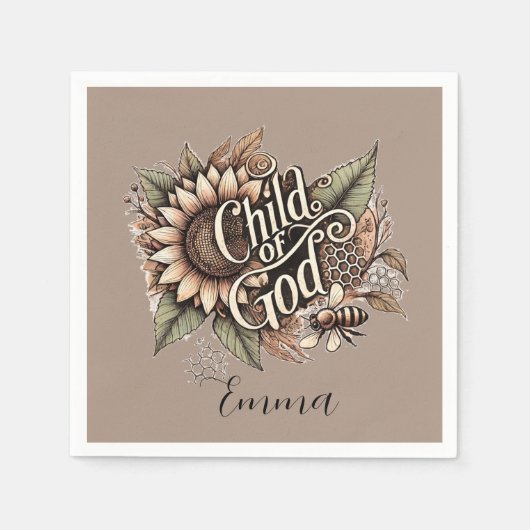 Kind Gottes Serviette (Vorderseite)