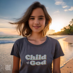 Kind Gottes Vintage Christliche Inspiration T-Shirt