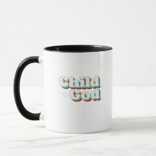 Kind Gottes Vintage Christliche Inspiration Tasse