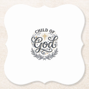 Kind Gottes Vintage-Engraving-Shirt-Design_1 Untersetzer
