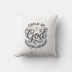 Kind Gottes Vintage-Engravings-Shirt-Design_1 Kissen