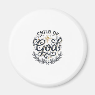 Kind Gottes Vintage-Engravings-Shirt-Design_1 Magnet