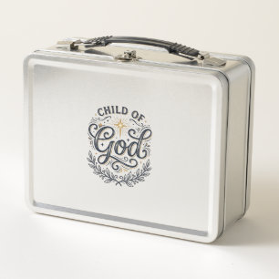 Kind Gottes Vintage-Engravings-Shirt-Design_1 Metall Brotdose