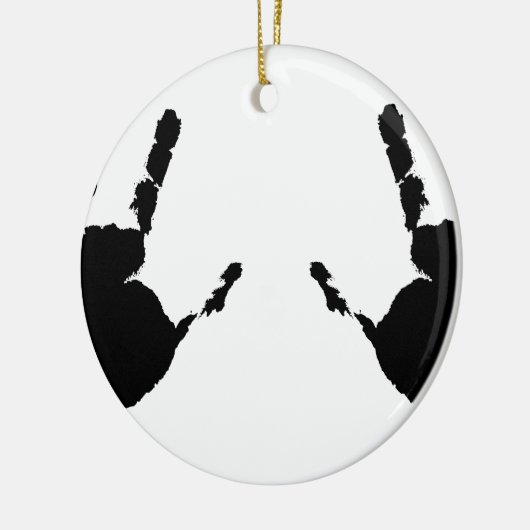 Kind Handprints Keramik Ornament (Links)