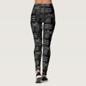 Kind Heart. Fierce Mind. Brave Spirit. Leggings. Leggings (Rückseite)