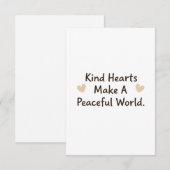 Kind Hearts Dankeskarte (Vorne/Hinten)