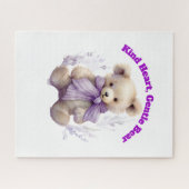 Kind-Herz-Rätsel - Niedliches Bärendesign Puzzle (Horizontal)