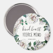 Kind Herzmuskel Geist Wasserfarbe Blumenmagnet Magnet (Vorderseite/Rückseite)