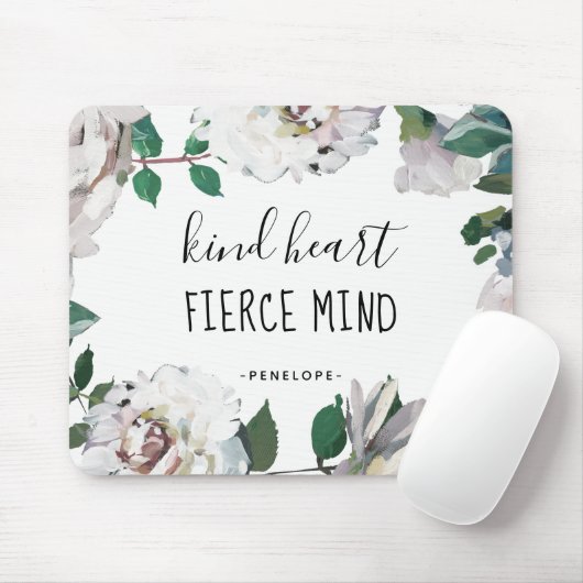 Kind Herzmuskel Geist Wasserfarbe Blumenmousepad Mousepad (Mit Mouse)