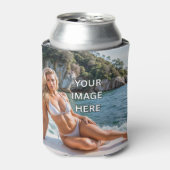 KIND! 🍻 Hinzufügen von Bild oder Text kann farbig Dosenkühler (Kanne Vorderseite)