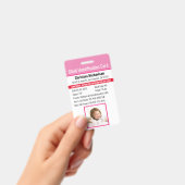 Kind-ID-Identifikation Notfallallergie-Foto Ausweis (Handheld)