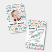 Kind-ID Niedliche Hunde Kids-Identifizierung Ausweis (Front & Back)
