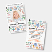 Kind-ID Niedlicher Notfall-Spaß-Tiere Kinder Foto Ausweis (Front & Back)