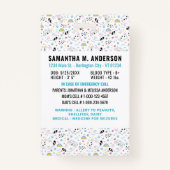 Kind-ID-Notrufnummer Spaß-Kinder-Foto Ausweis (Rückseite)