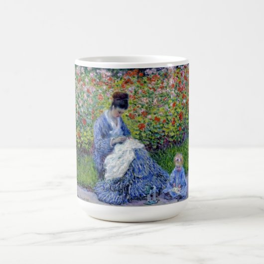 Kind im Garten ,Monet Kaffeetasse (Mittel)