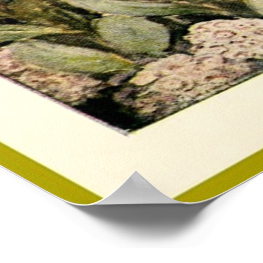 Kind im Garten Poster (Ecke)