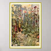 Kind im Garten Poster (Vorne)