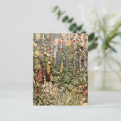 Kind im Garten Postkarte (Stehend Vorderseite)