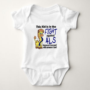 Kind im Kampf gegen ALS Baby Strampler