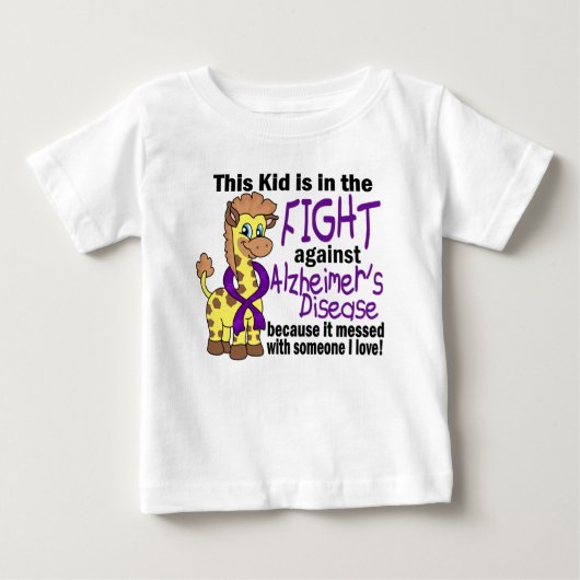 Kind im Kampf gegen Alzheimerkrankheit Baby T-shirt (Vorderseite)