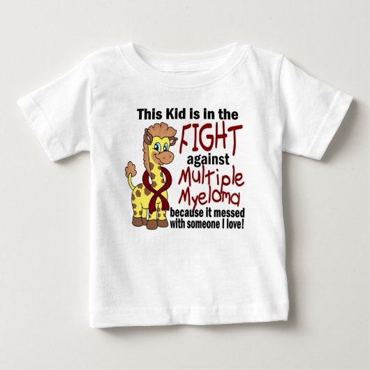 Kind im Kampf gegen multiples Myeloma Baby T-shirt (Vorderseite)