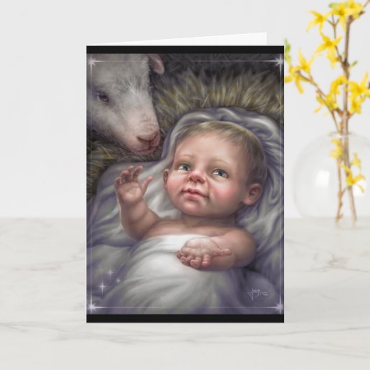 Kind im Manager Karte (Gelbe Blume)