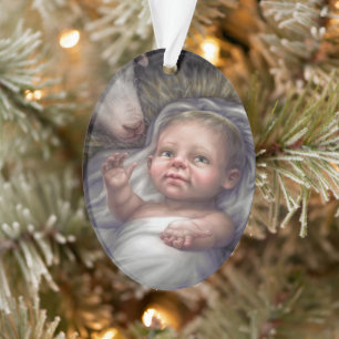 Kind im Manager Ornament