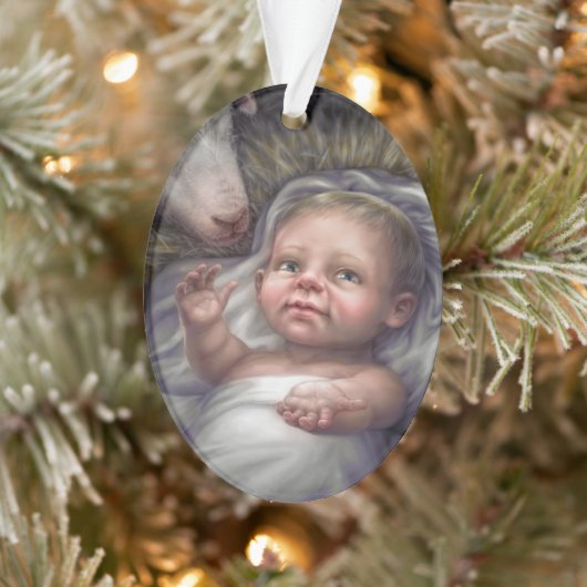 Kind im Manager Ornament (Baum)