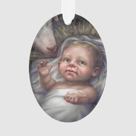 Kind im Manager Ornament (Rückseite)