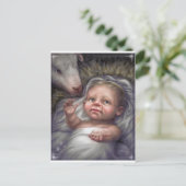 Kind im Manager Postkarte (Stehend Vorderseite)