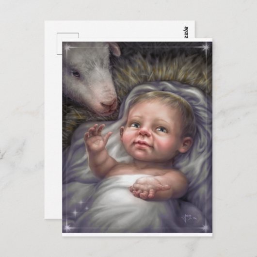 Kind im Manager Postkarte (Vorne/Hinten)