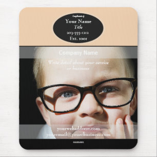 Kind in der Brille Werbe-Mauspad - HAMbyWG Mousepad